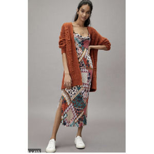 Anthropologie Bias Patchwork Slip